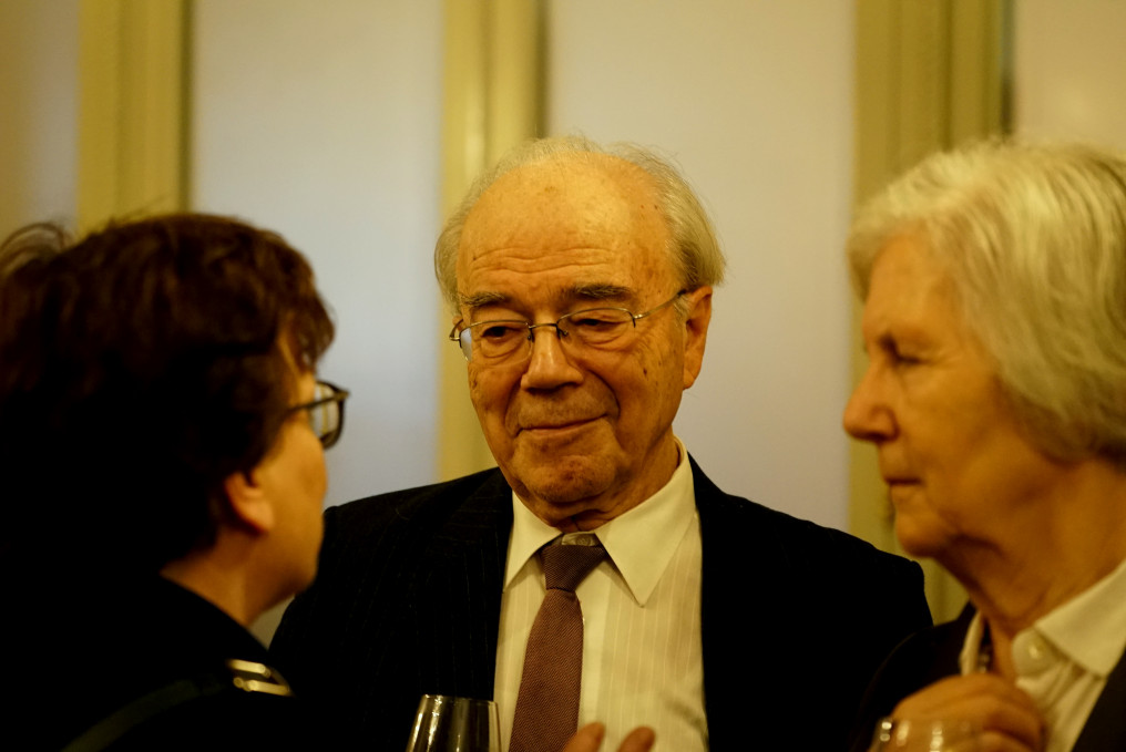 Hermann und Inge Häring (mit weiterem Gast) an der Preisverleihung 2017